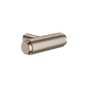 Meir Champagne 1: Meir Öppen T-pull Linear Knurled Cabinet Handle | Champagne