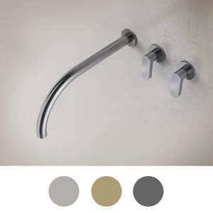 John Pawson JP Set 02 | Wall Mounted Tap Set with Spout