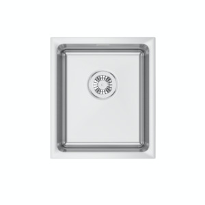 Laundry Sink Stainless Steel: Sergio Urbane Handmade Single Sink | 340 x 400mm