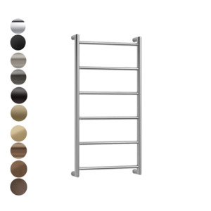Heated Towel Rail Nz: Buddy 6 Bar Heated Towel Ladder Low Voltage | 850 x 480mm