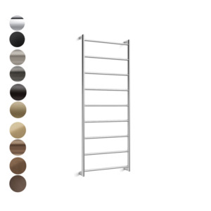 Heated Towel Rail Nz: Buddy 9 Bar Heated Towel Ladder Low Voltage | 1300 x 480mm