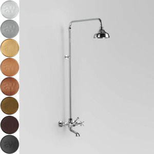Astra Walker Olde English Exposed Bath & Shower Set with Taps & Diverter