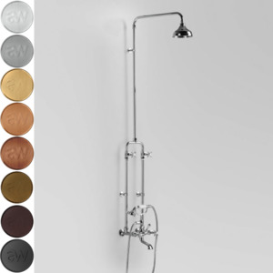 Astra Walker Olde English Exposed Bath & Shower Set with Taps, Diverter & Single&hellip;