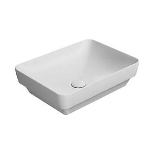 Astra Walker Pura 500 Rectangle Inset Basin | Matte White