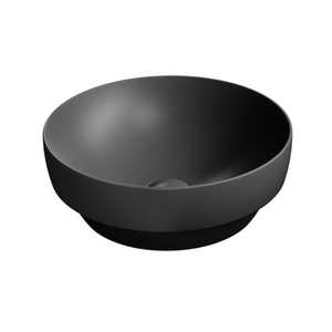 Astra Walker Pura 400 Round Inset Basin | Ardesia Black