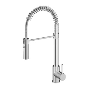 Modern Kitchen Taps: Buddy Flexi Spout Kitchen Mixer | Chrome