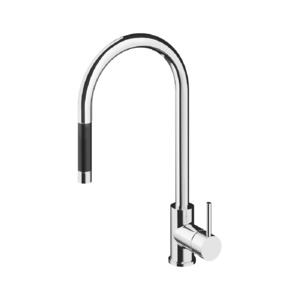Modern Kitchen Taps: Buddy Kitchen Mixer with Pull Out Spout | Chrome