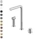 Buddy 3 Hole Kitchen Mixer with Rinse Spray