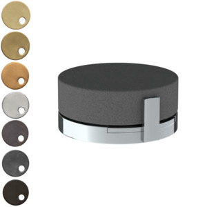 The Watermark Collection Elements Hob Mounted Mixer Anti-Clockwise Opening | Scallop Insert