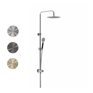 Outdoor Tapware And Showers: Oli 316 Round Column Shower
