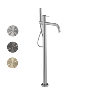 Outdoor Tapware And Showers: Oli 316 Floor Mount Bath Filler & Hand Shower