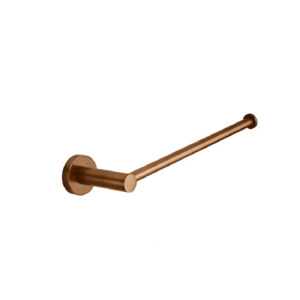 Non Heated Towel Rails And Ladders: Meir Round Hand Towel Rail | Lustre Bronze