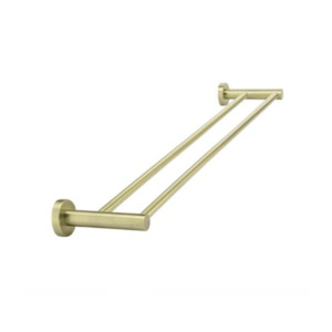 Meir Round Double Towel Rail 600mm | Tiger Bronze