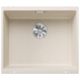 Blanco Silgranit Subline 500-U Single Sink | Soft White