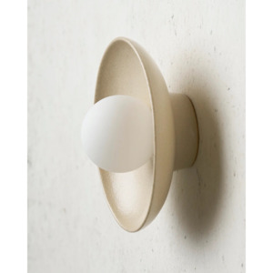 Robert Gordon Dish Wall Sconce Light | Sand