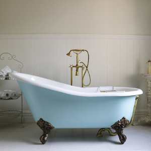 Traditional Baths: McKinley Slipper 1540 Bath Painted