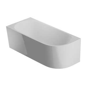 Back To Wall Baths: Tondo 1700 Left Corner Back to Wall Bath