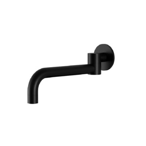 Wall Mounted Spouts: Meir Round Swivel Wall Spout | Matte Black