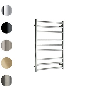 Progetto Tube: Tube 9 Bar Heated Towel Ladder | 900 x 650mm