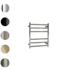 Tube 6 Bar Heated Towel Ladder | 600 x 650mm