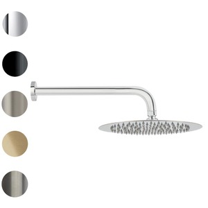 Progetto Tube: Tube Wall Mount Rainhead 250mm