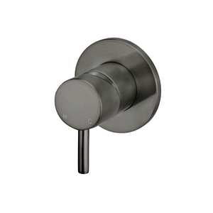 Meir Round Wall Mixer with Short Pin Lever | Shadow
