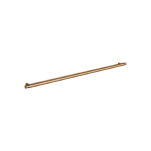 Handles: Meir Öppen Linear Knurled Round Pull Cabinet Handle 520mm | Lustre Bronze