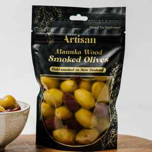 Manuka Wood Smoked Olives