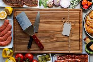 Bbq Besties: Cutting Board - Smokehouse - Elm