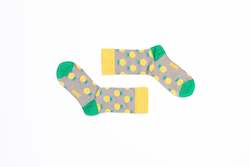 Man 1: Yellow Pineapple Sock