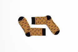 Man 1: Mustard Dog God Sock