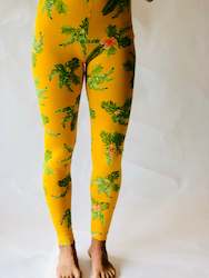 Woman 1: Mustard Palm Legs
