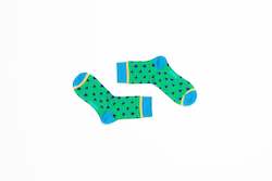 Kids Socks: Merino Kids Socks - Rain Drops