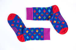 Socks: Wellington Pink God Sock