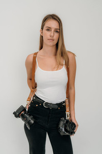 25mm light two camera harnesses - The Knot Leather