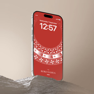 In Stock: Phone Wallpaper - Tongan Red 2 - AU/NZ/USA