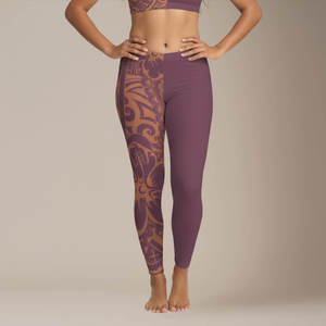 IslandFlex Mid-Rise Leggings - Bloom Brandied Melon - AU/NZ/USA