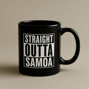 LimaLuxe™ 11oz Mug - Straight Outta Samoa - USA