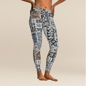 IslandFlex Mid-Rise Leggings - Elei Steel - AU/NZ/USA