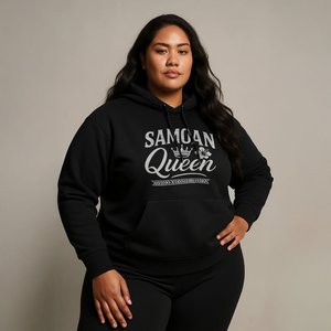 IslandHeavy™ Hoodie – Plus 2XL-5XL – Samoan Queen - AU/NZ