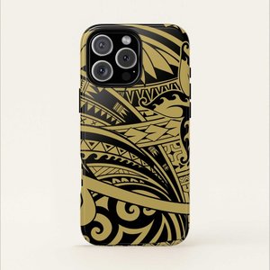 Phone Cases: iPhone Tough Phone Case - Bloom Gold - AU/NZ/USA