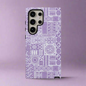 Phone Cases: Samsung Tough Phone Case - Lavender Elei - AU/NZ/USA