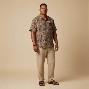 Elei Collection: KoaTech™ - Hawaiian Button-Down Shirt - Elei - AU/NZ/USA