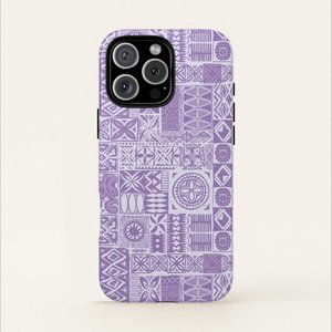 Elei Collection: iPhone Tough Phone Case - Lavender Elei - AU/NZ/USA