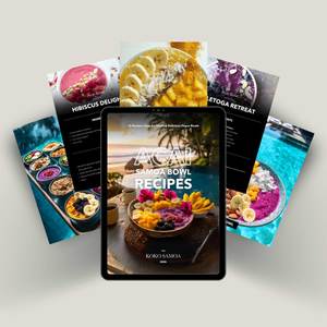 40 Off For 40 Mins: E-Book - Acai Samoa Bowl Recipes - AU/NZ/USA