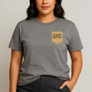Soft Unisex Tee - '685 Pocket' Print - AU/NZ