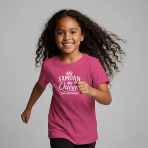 Kids Heavy Cotton Tee - Samoan Queen - AU/NZ