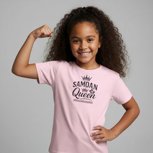 Kids: Kids Unisex Cotton Tee - Samoan Queen - USA