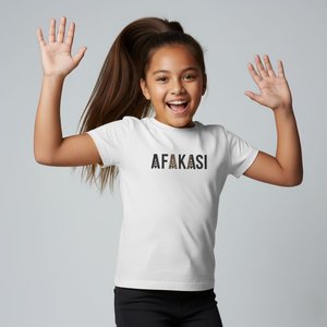 Kids Unisex Cotton Tee - Afakasi - USA