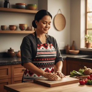 Gifts For Mum: Apron -Tribal Print - AU/NZ/USA